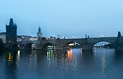 Ночная Прага - Карлов Мост